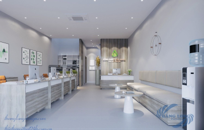 Thiết kế và thi công văn phòng công chứng Trà Giang, Long Biên, HN